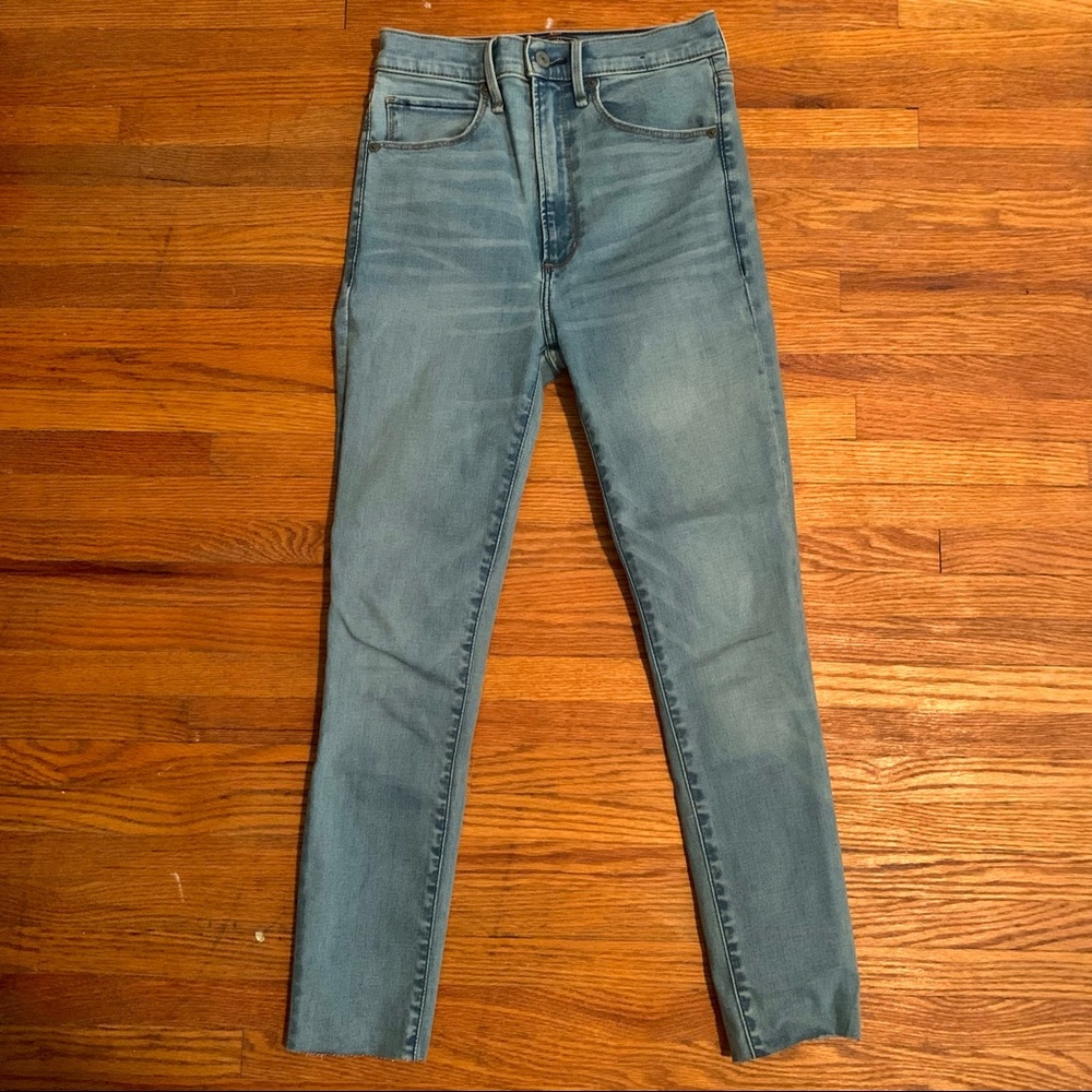 Abercrombie ultra high rise super skinny jeans